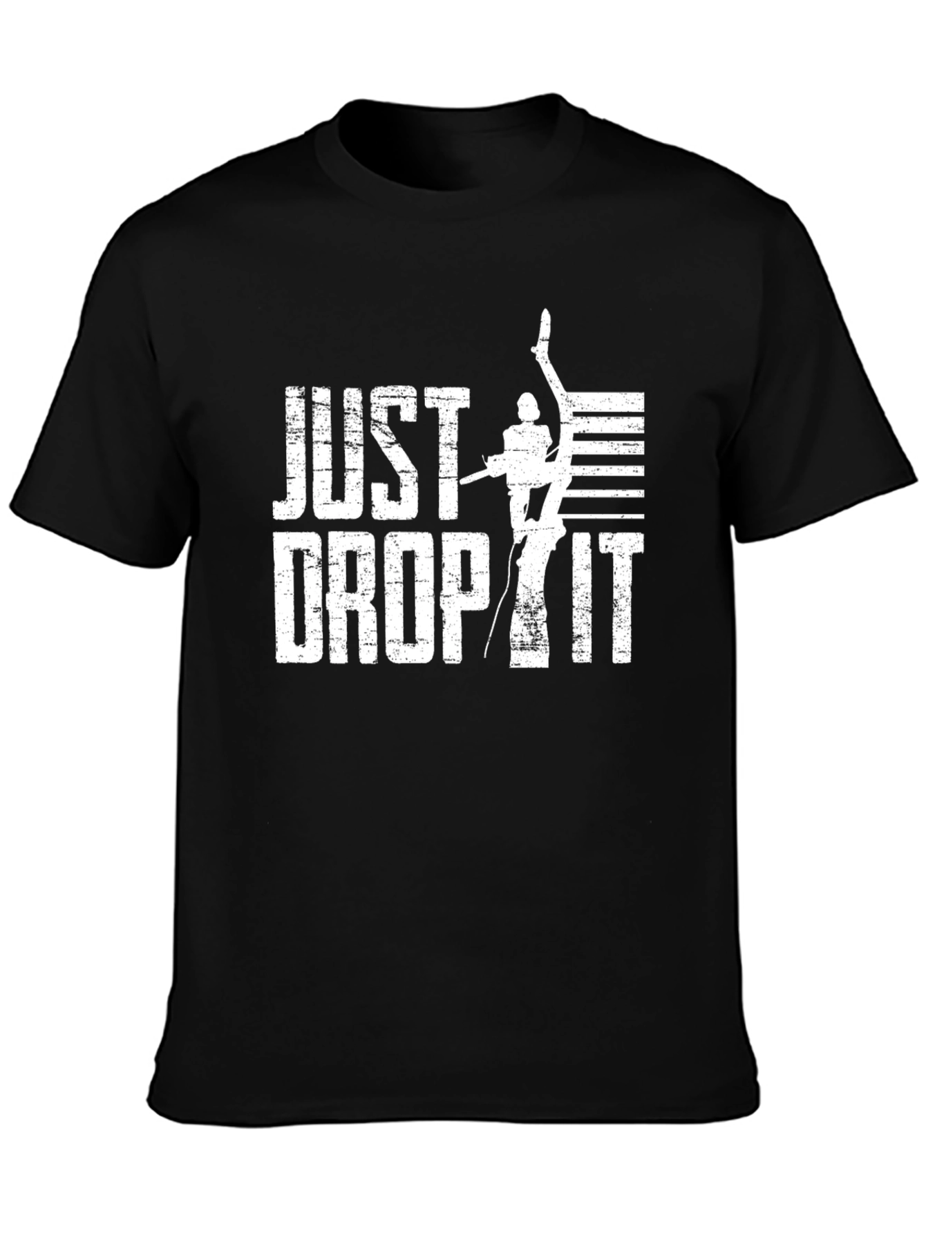 Just Drop It Black T-Shirt