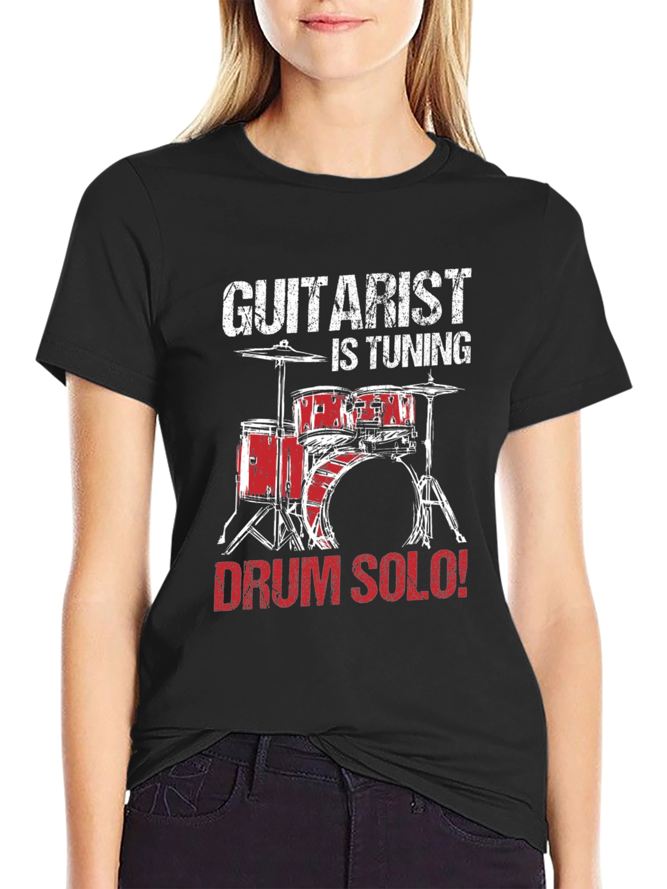 Guitarist is Tuning: Drum Solo T-Shirt