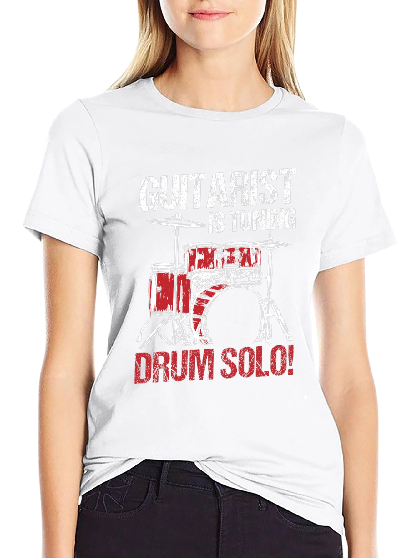 Guitarist is Tuning: Drum Solo T-Shirt