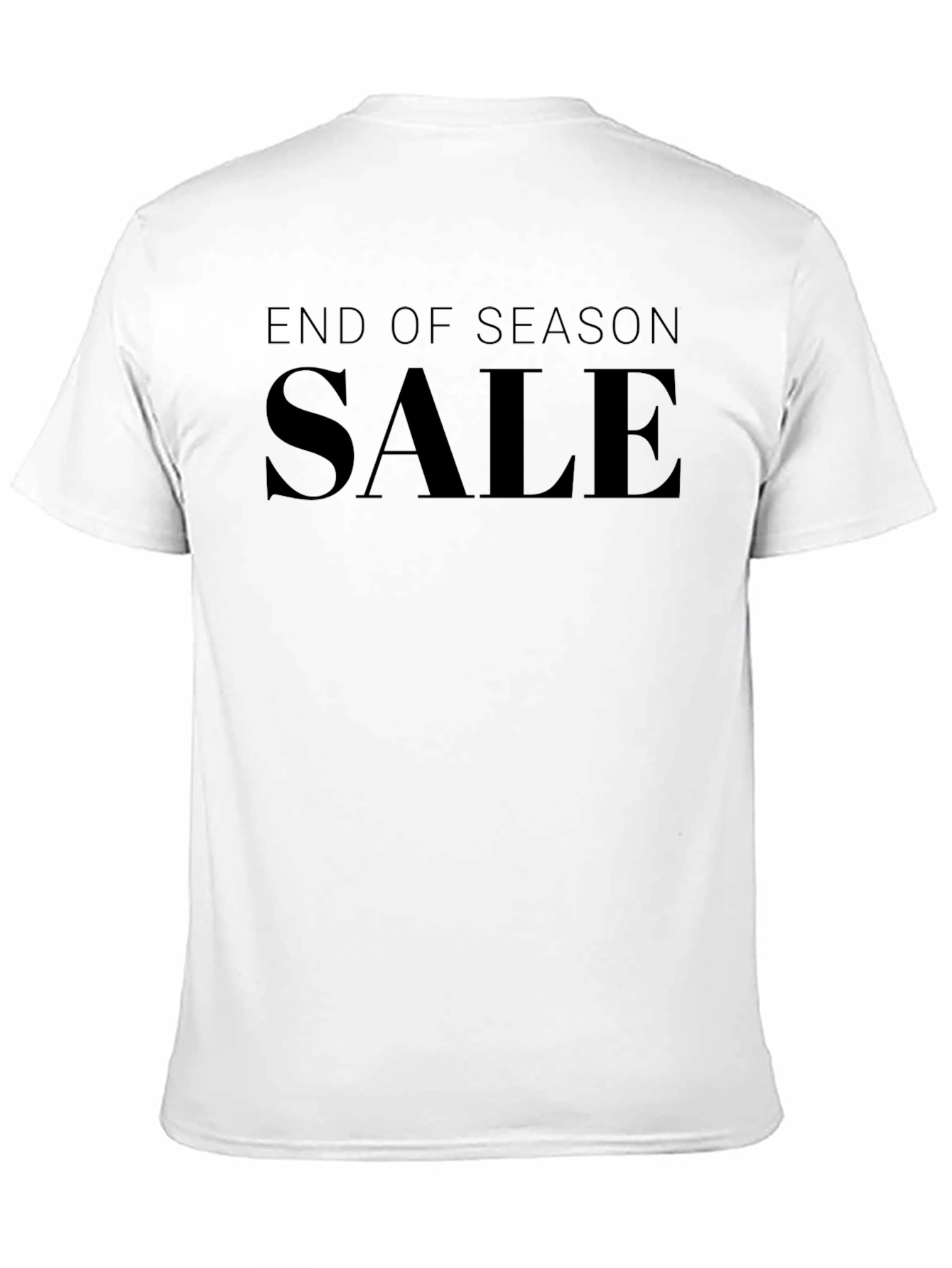 End of Season Sale Black T-Shirt