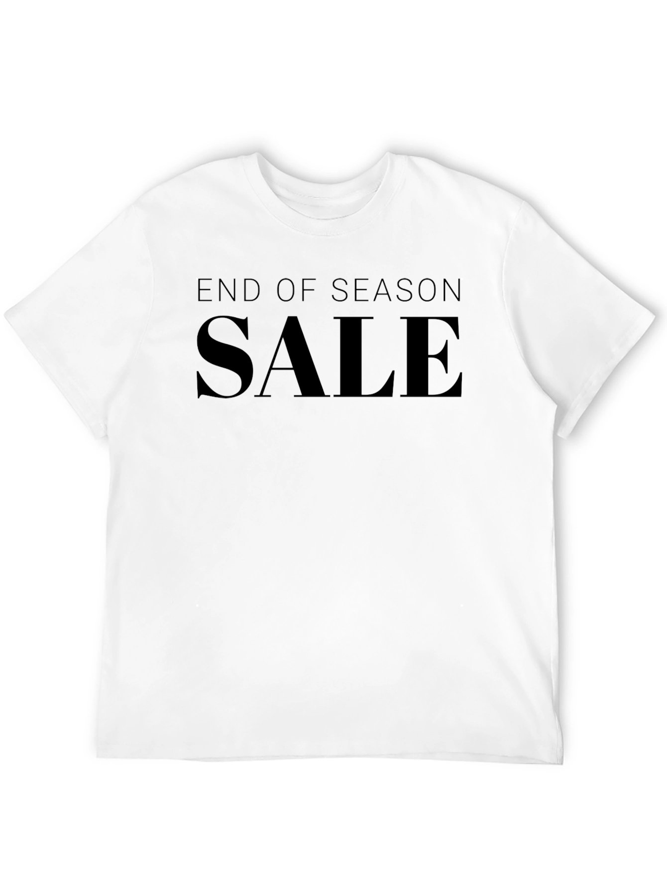 End of Season Sale Black T-Shirt