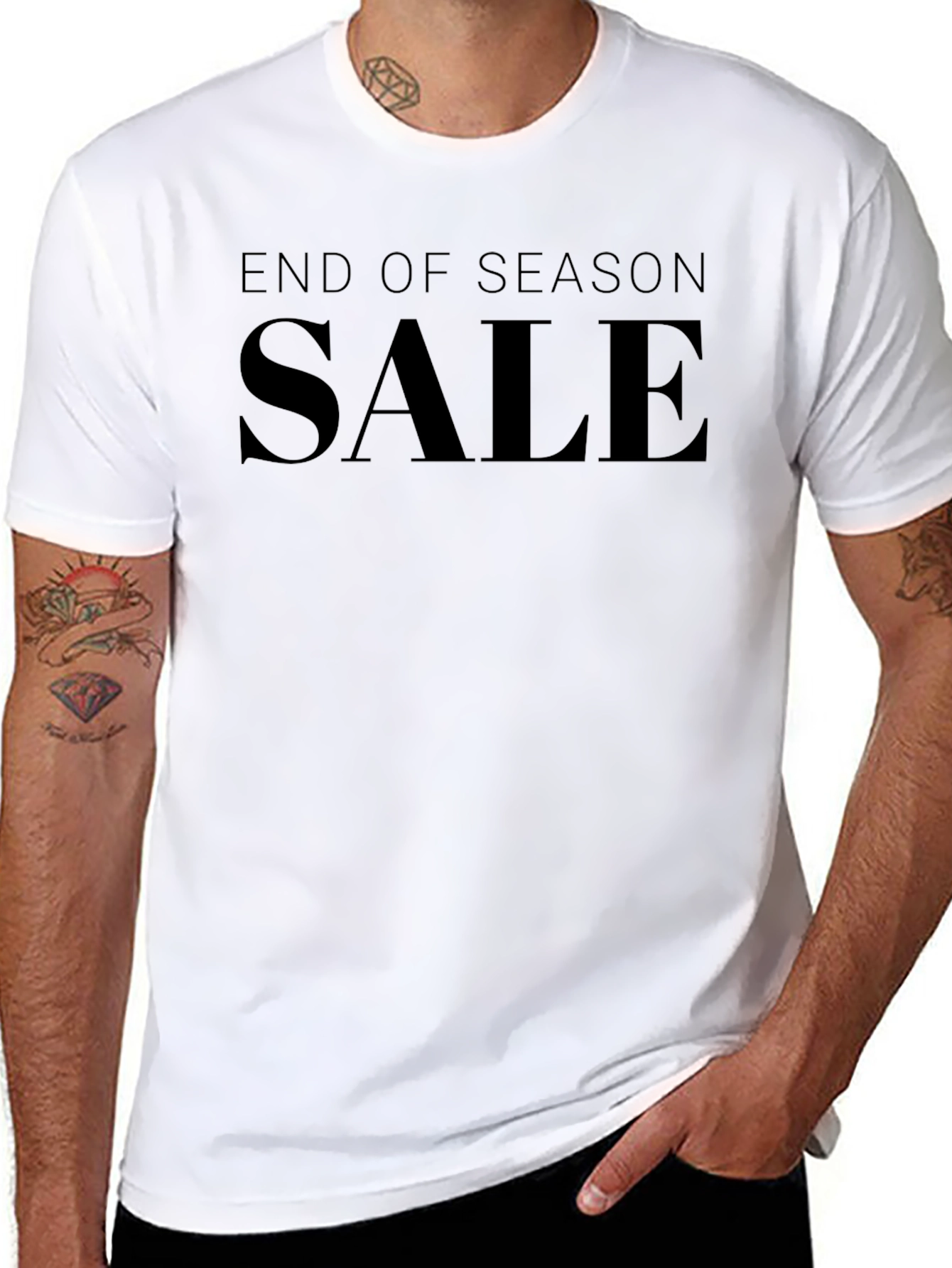 End of Season Sale Black T-Shirt