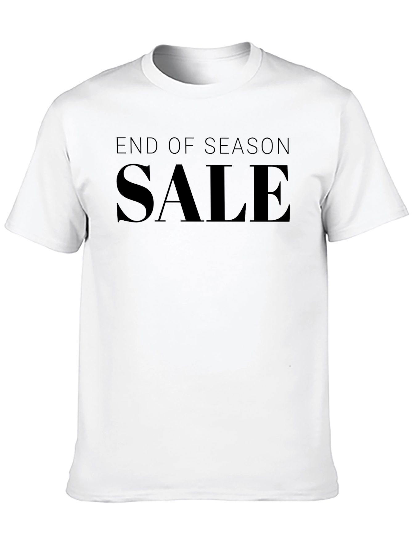 End of Season Sale Black T-Shirt