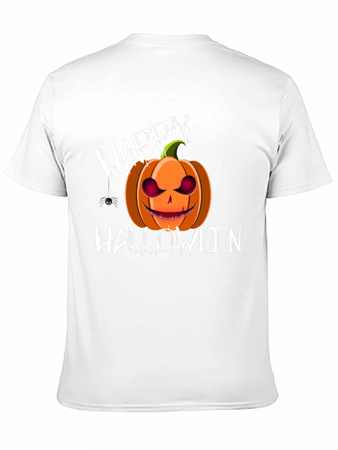 Happy Halloween Pumpkin T-Shirt - Spooky Holiday Tee