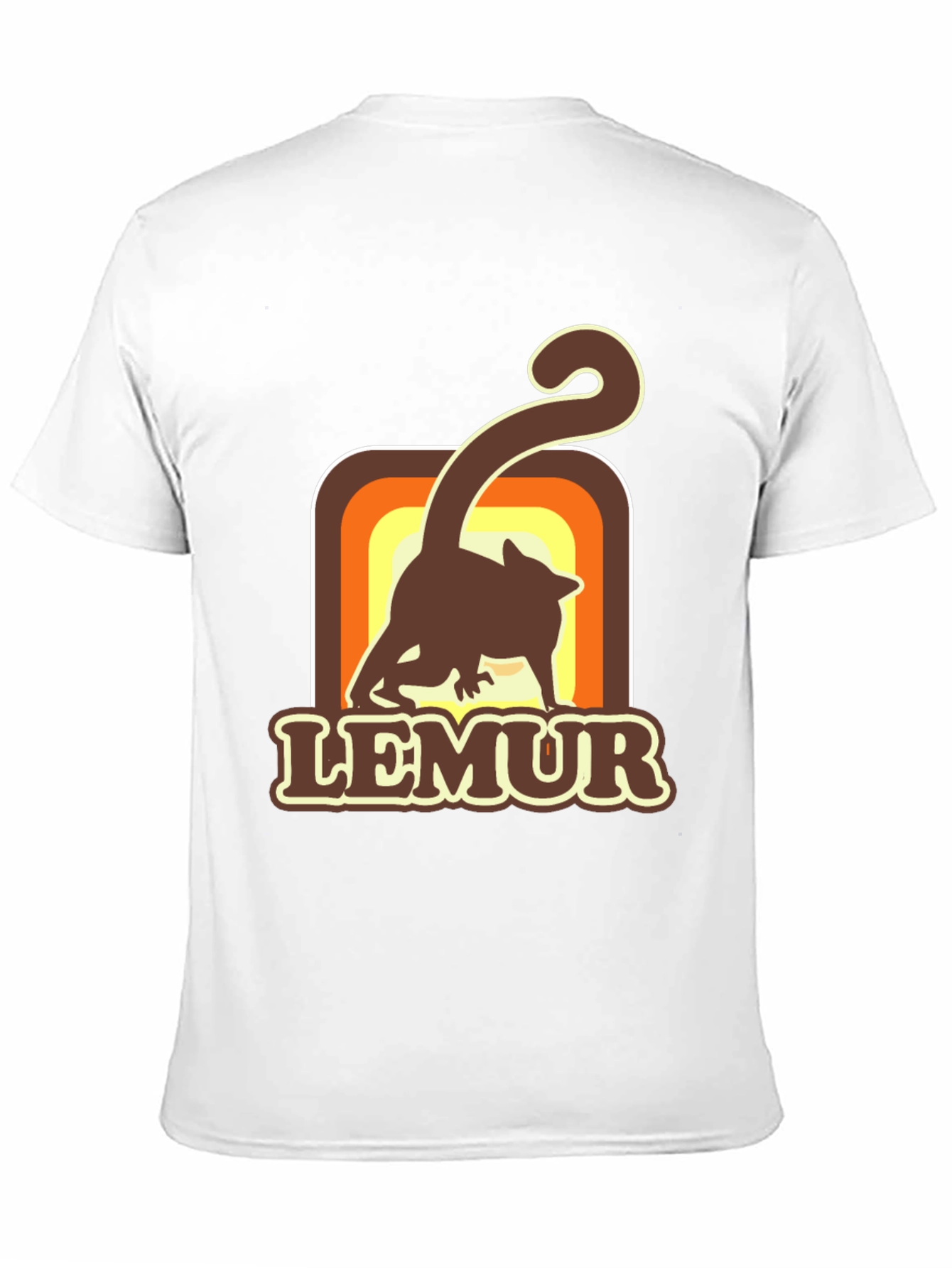 Retro Lemur Graphic T-Shirt - Soft Cotton Tee