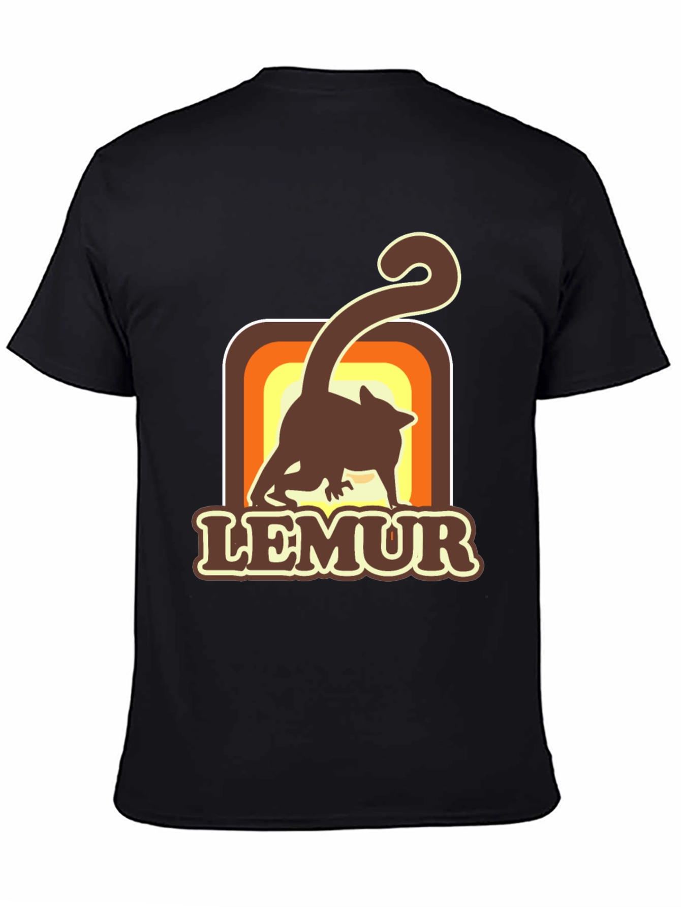 Retro Lemur Graphic T-Shirt - Soft Cotton Tee
