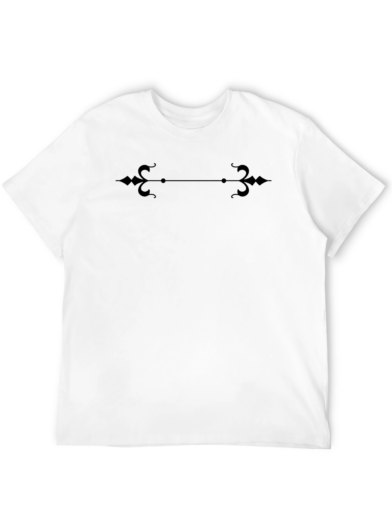 Ornamental Graphic Black T-Shirt