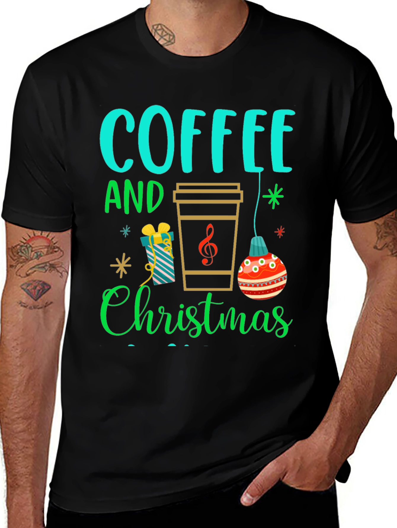Coffee and Christmas T-Shirt