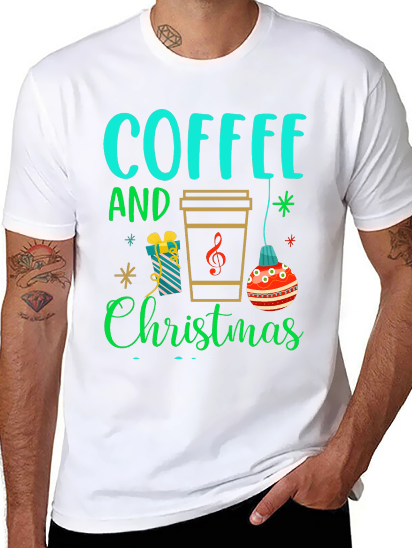 Coffee and Christmas T-Shirt