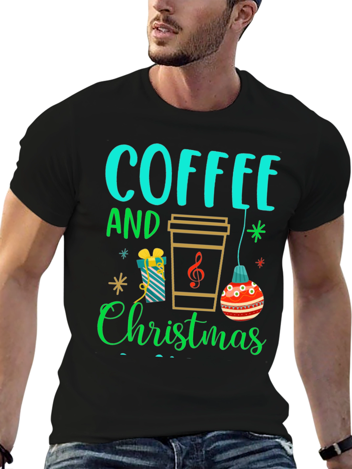 Coffee and Christmas T-Shirt