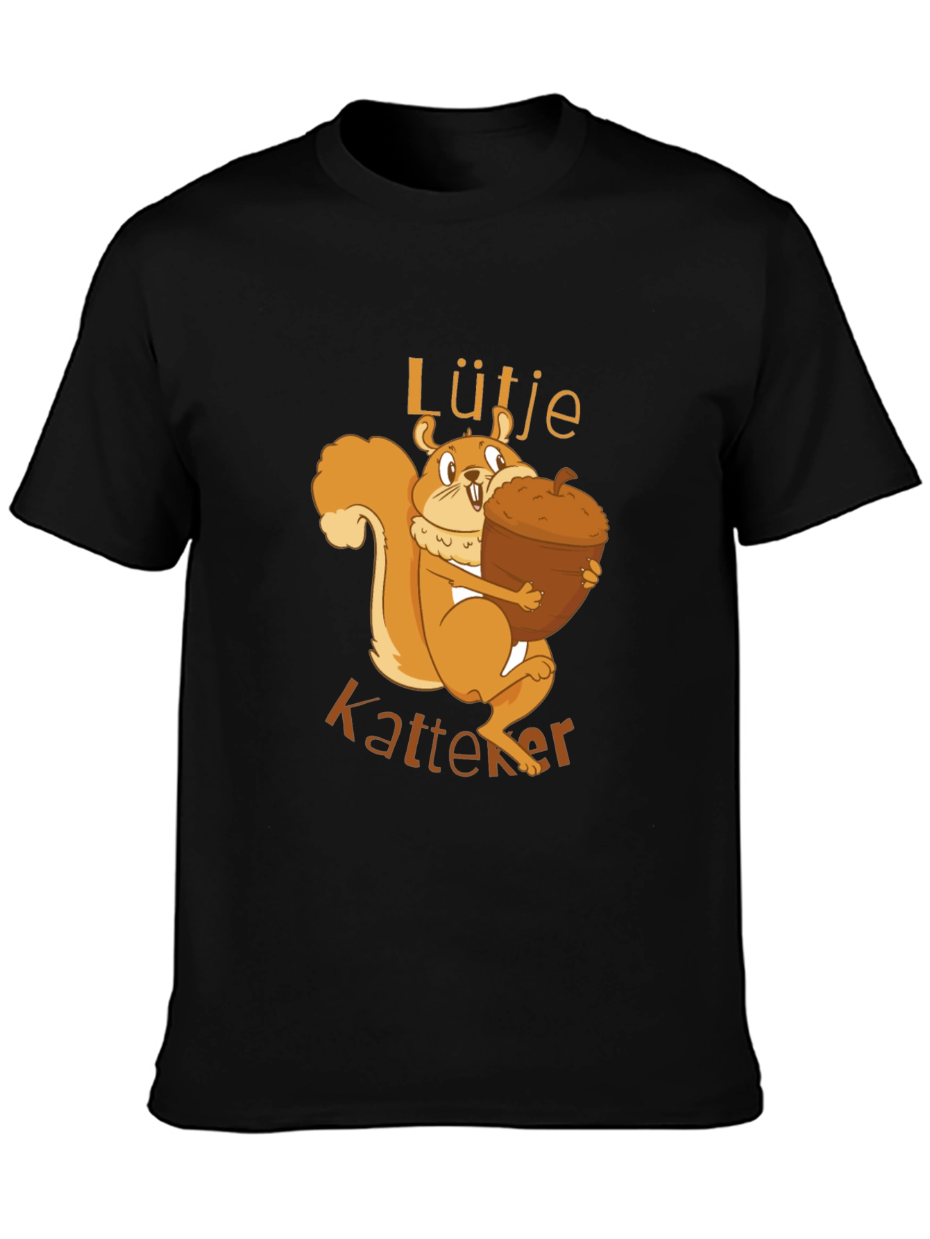 Cute Squirrel Acorn Graphic Tee