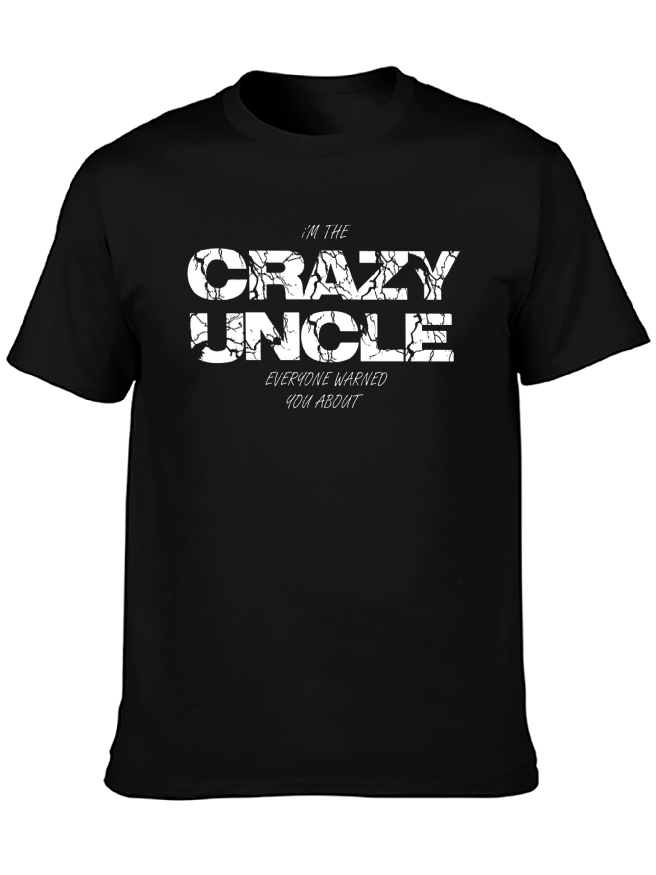 Crazy Uncle Graphic Tee - Bold Statement Shirt