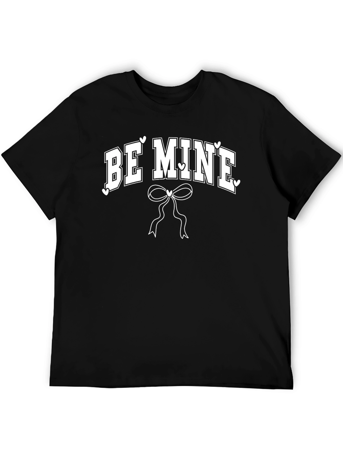 Be Mine Graphic Tee - Valentines Day Bow Shirt