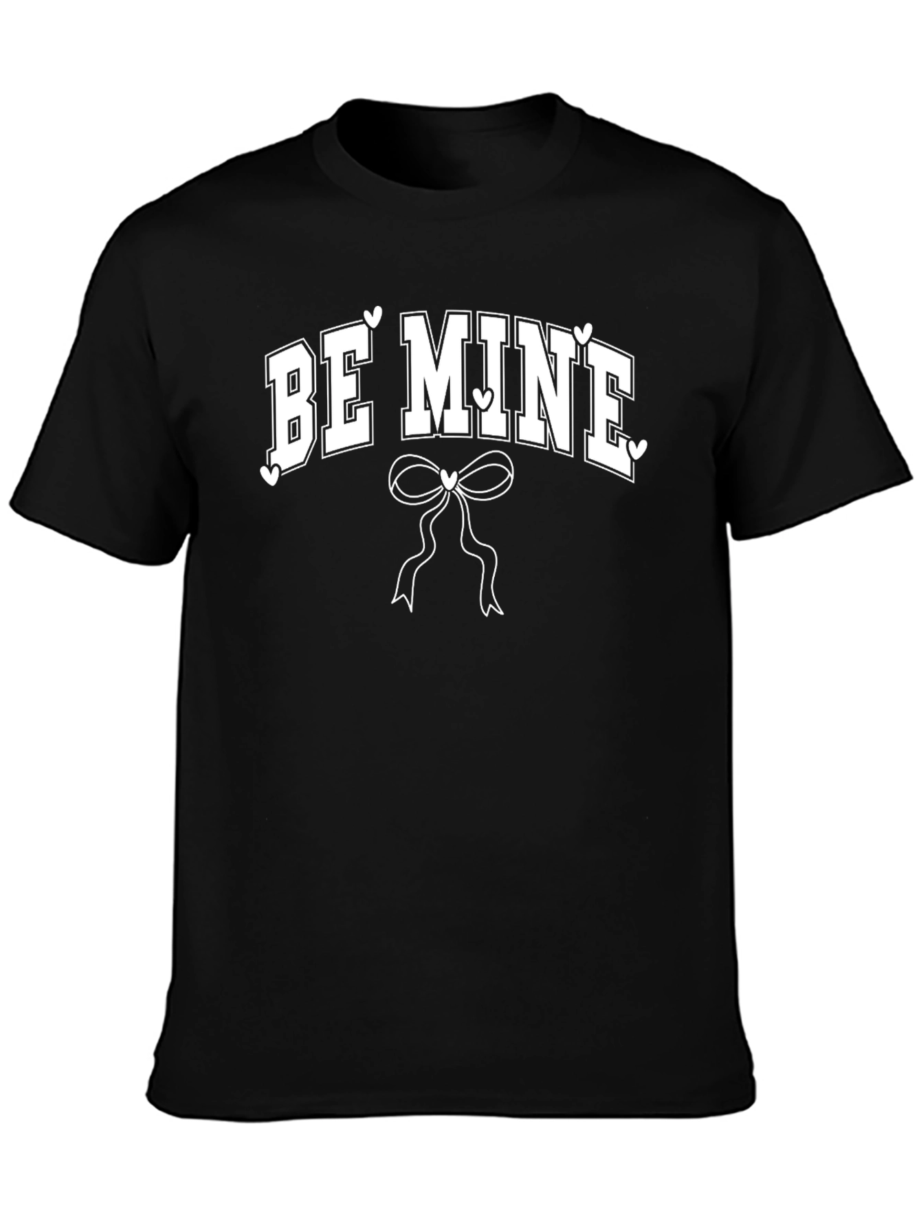 Be Mine Graphic Tee - Valentines Day Bow Shirt