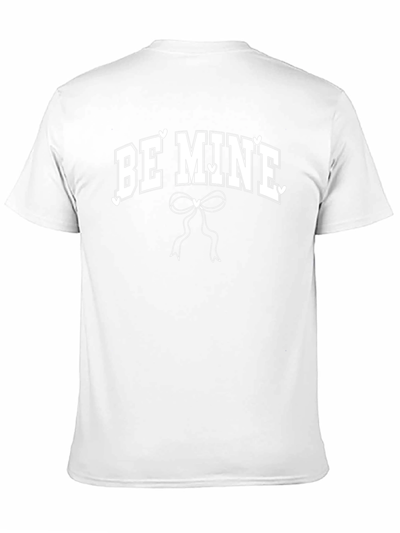 Be Mine Graphic Tee - Valentines Day Bow Shirt