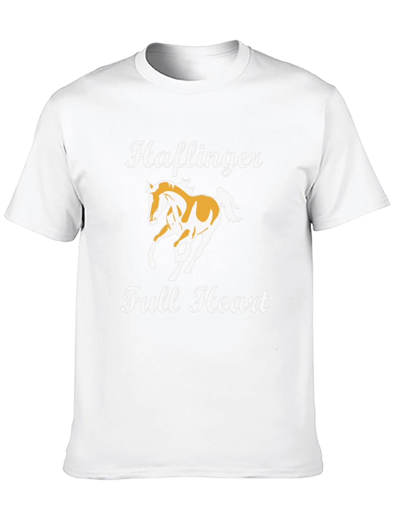 Haflinger Full Heart Black T-Shirt