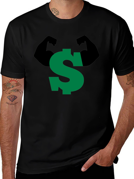 Strong Dollar Sign Graphic Tee