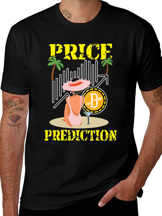Bitcoin Price Prediction Black T-Shirt