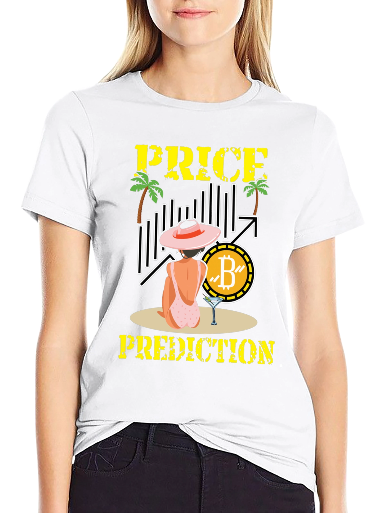 Bitcoin Price Prediction Black T-Shirt