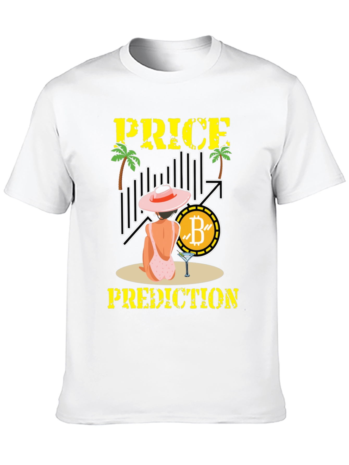 Bitcoin Price Prediction Black T-Shirt