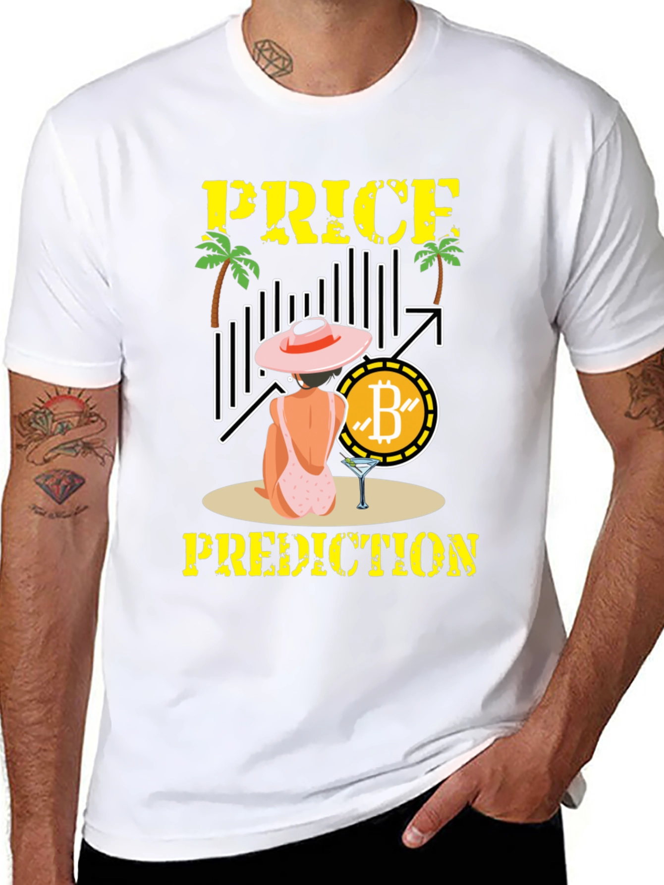 Bitcoin Price Prediction Black T-Shirt