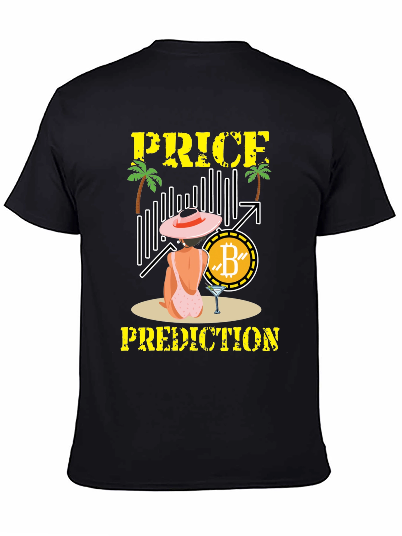 Bitcoin Price Prediction Black T-Shirt