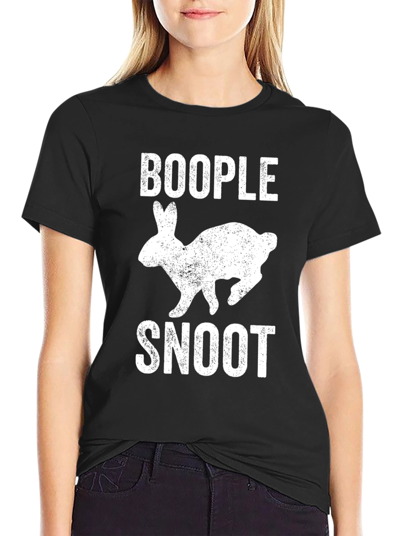 Boople Snoot Rabbit Graphic T-Shirt