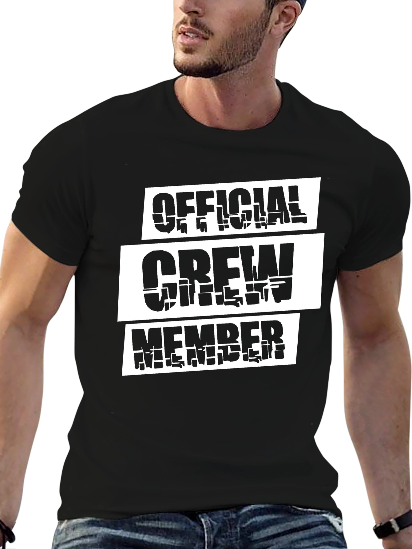 Official Crew Member Graphic Print T-Shirt