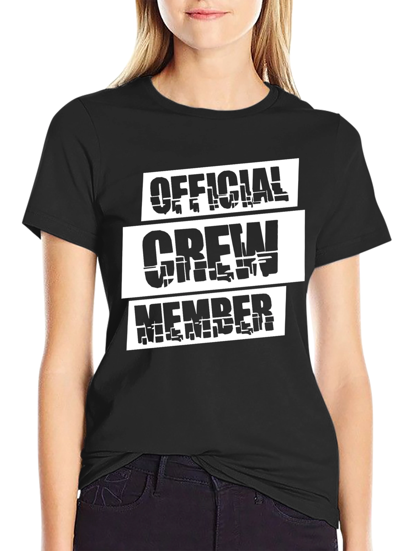 Official Crew Member Graphic Print T-Shirt