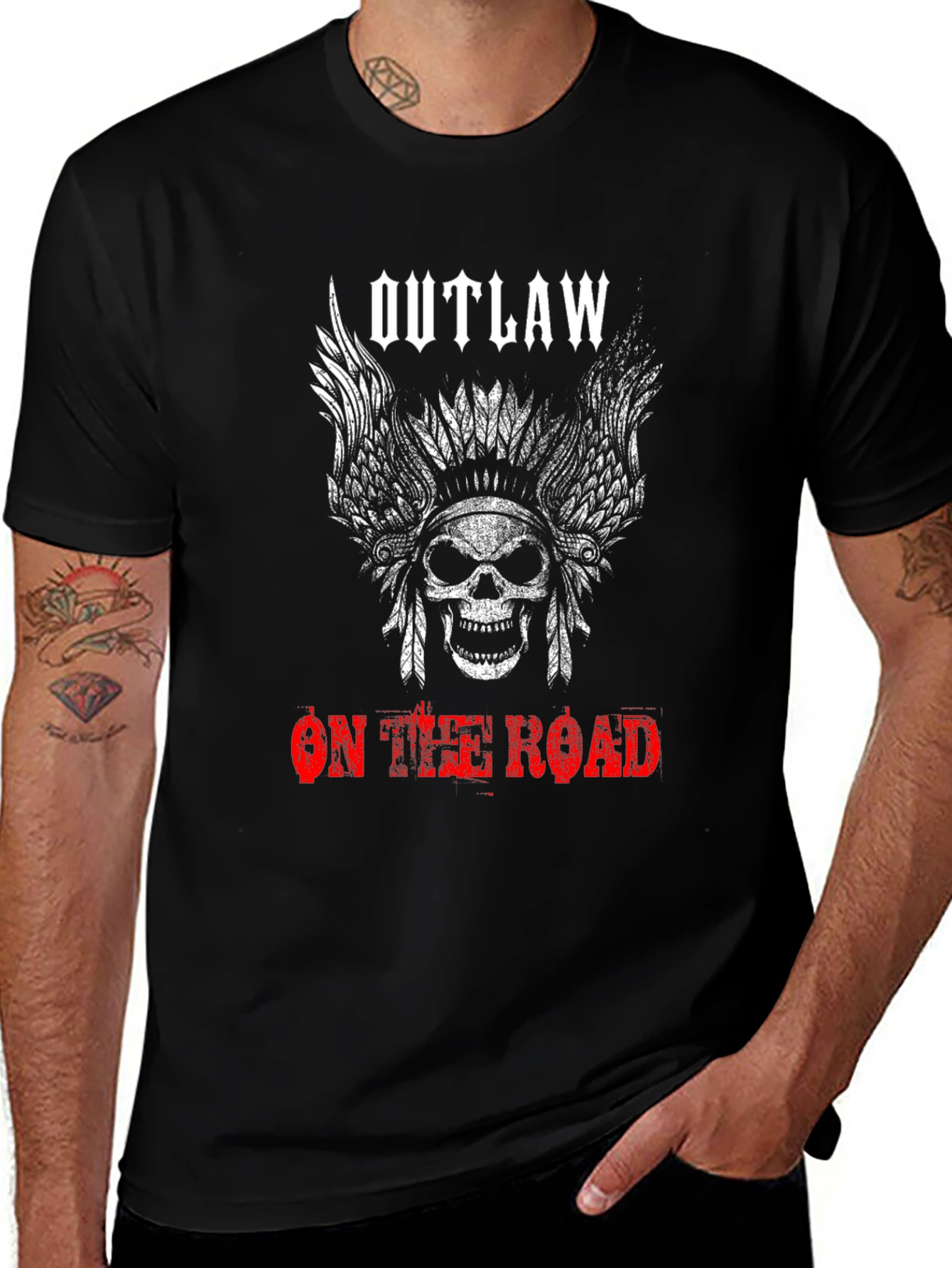 Outlaw On The Road Graphic Tee