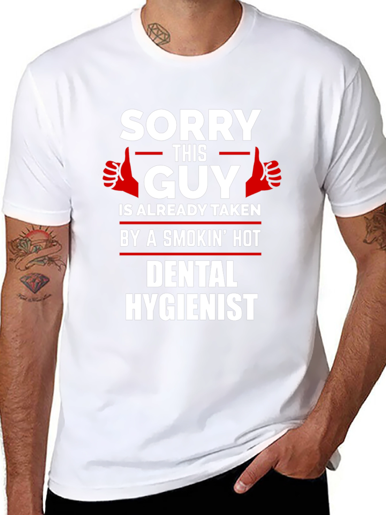 Sorry This Guy Taken Dental Hygienist T-Shirt