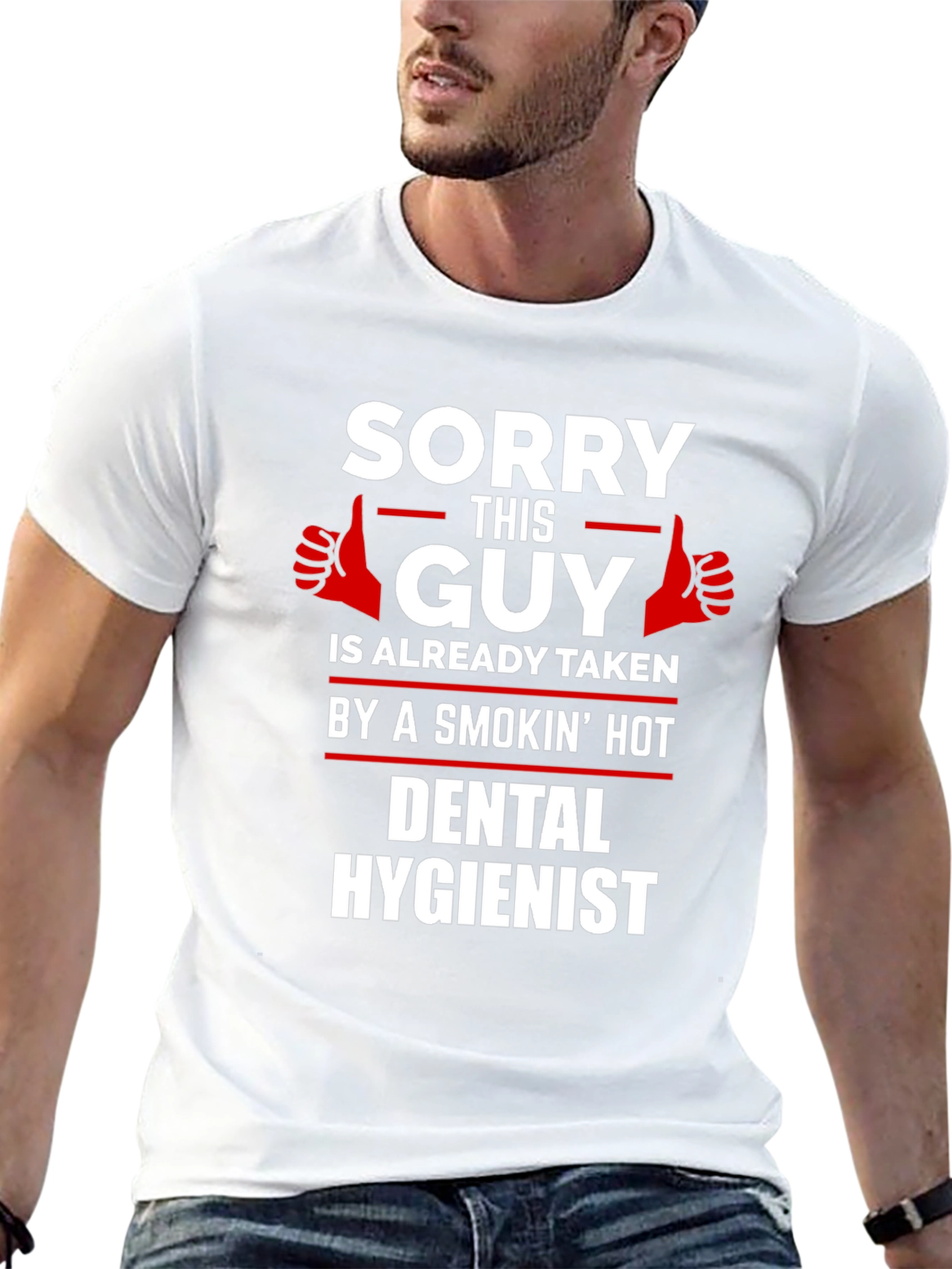 Sorry This Guy Taken Dental Hygienist T-Shirt