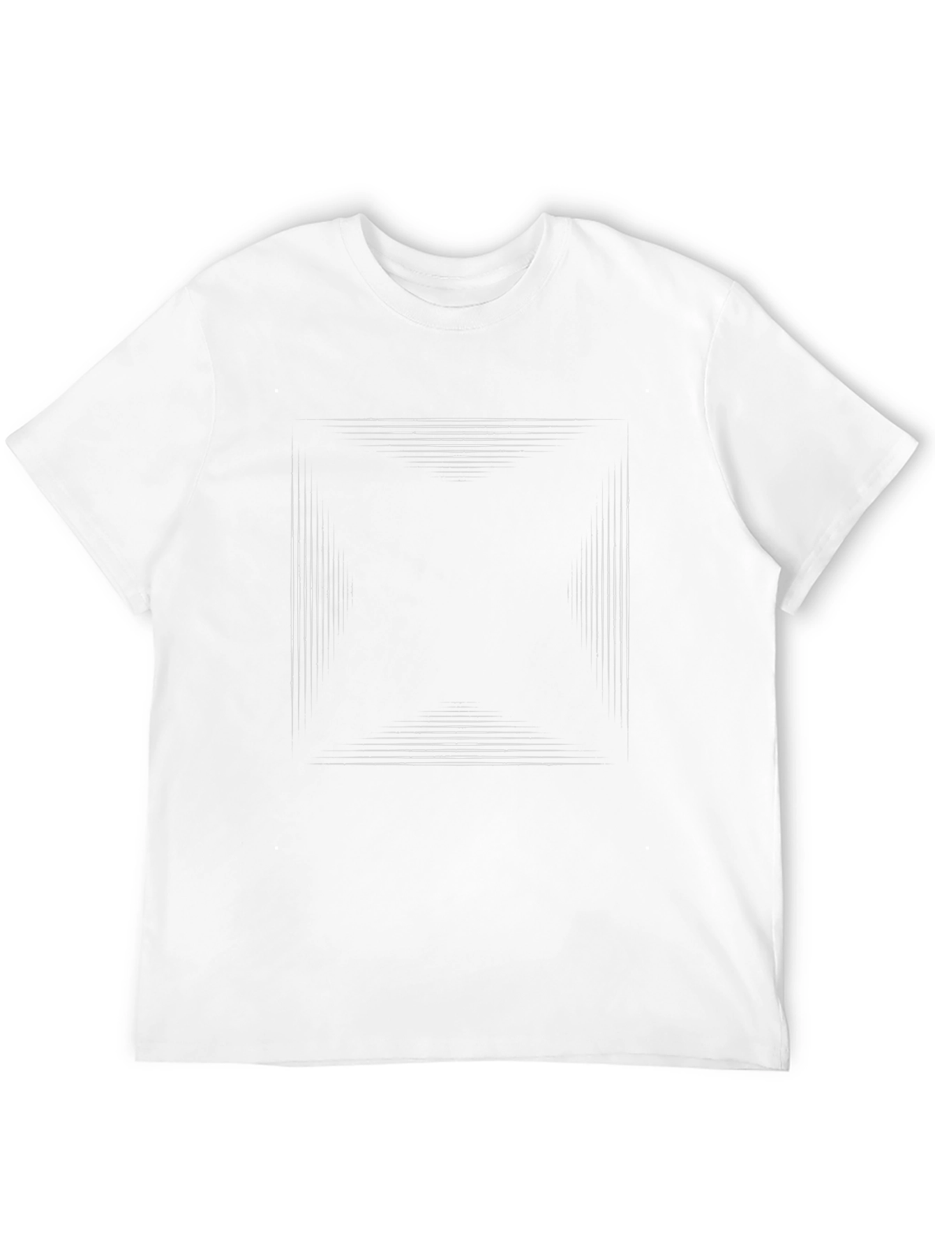 Geometric Illusion Tee - Modern Style