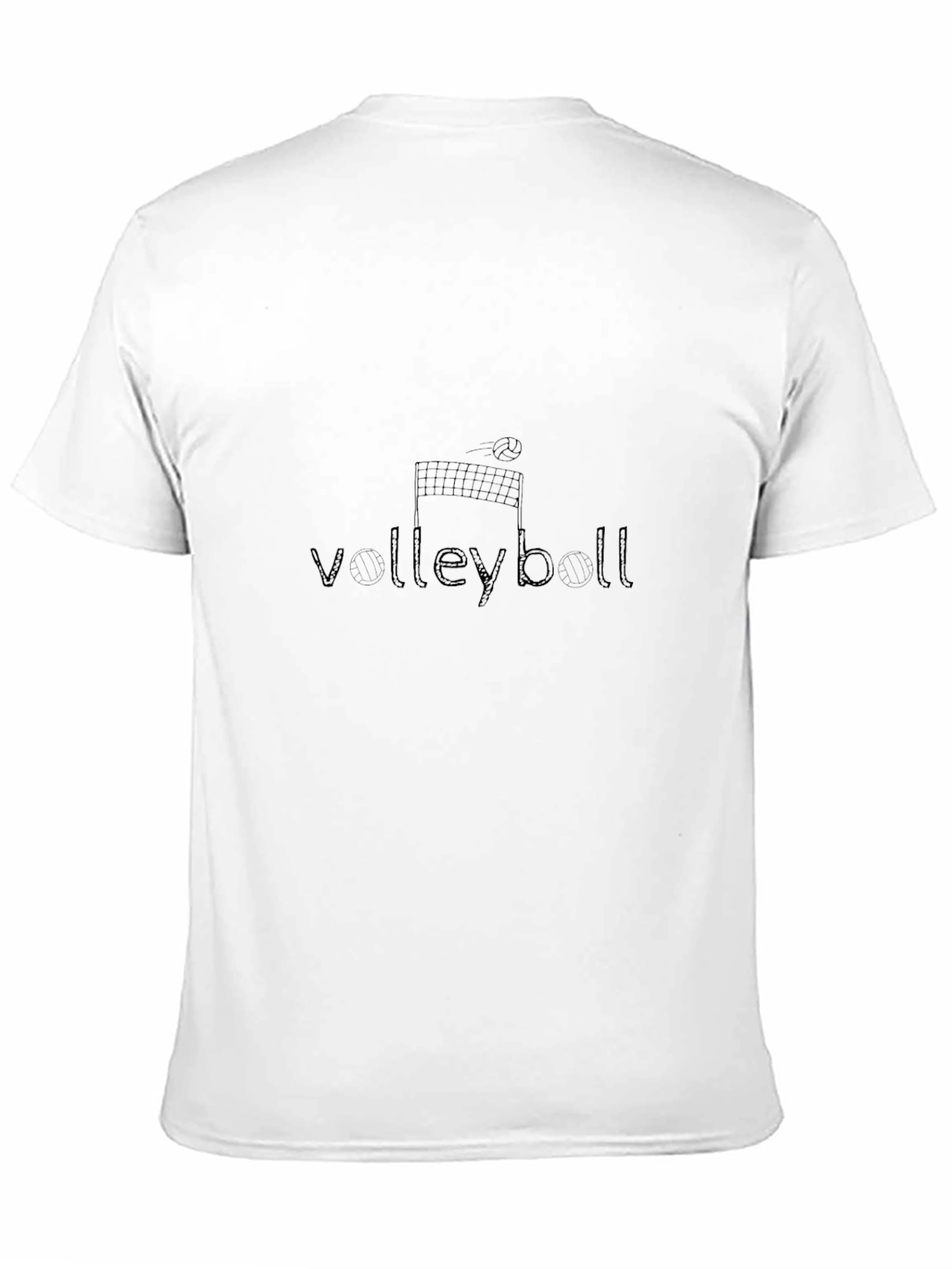 Volleyball Graphic Tee - Sporty Casual
