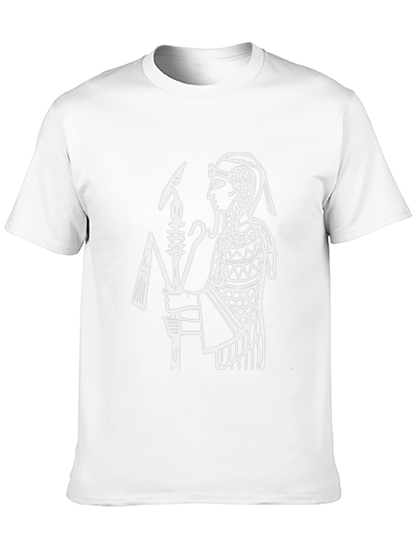 Egyptian Pharaoh Graphic T-Shirt - Black Cotton Tee