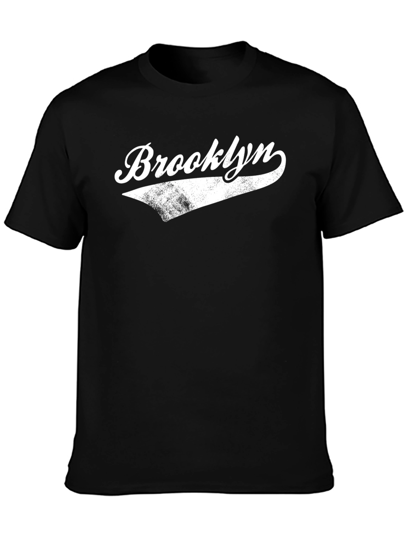 Brooklyn Graphic Tee - Retro Style Black T-Shirt