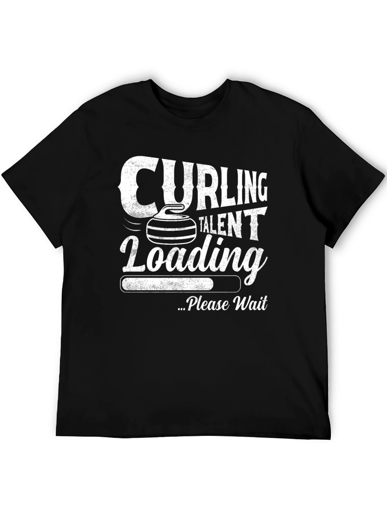 Curling Talent Loading T-Shirt - Funny Sports Tee