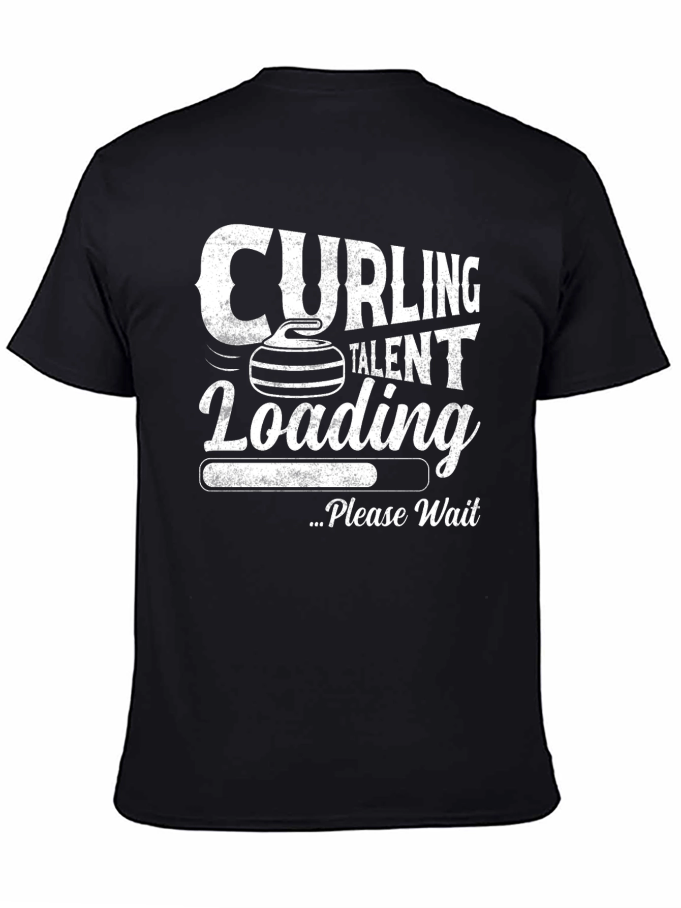 Curling Talent Loading T-Shirt - Funny Sports Tee