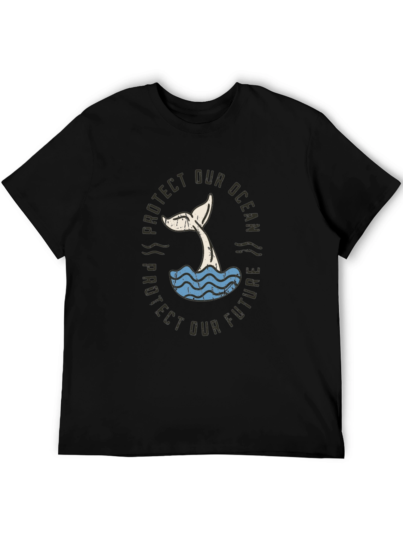 Protect Our Ocean Whale Tail Graphic Tee