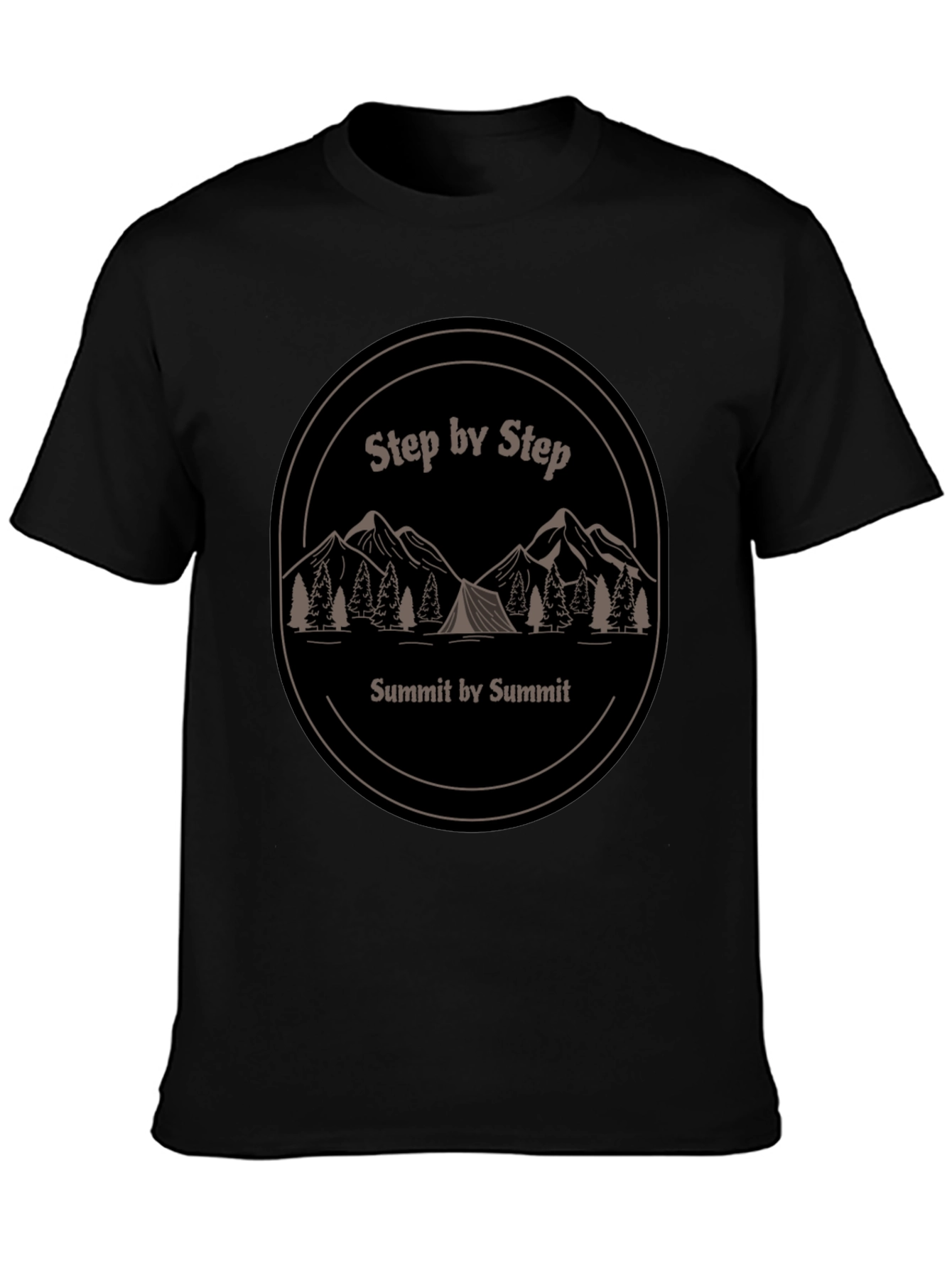Step By Step Summit T-Shirt - Adventure Awaits!