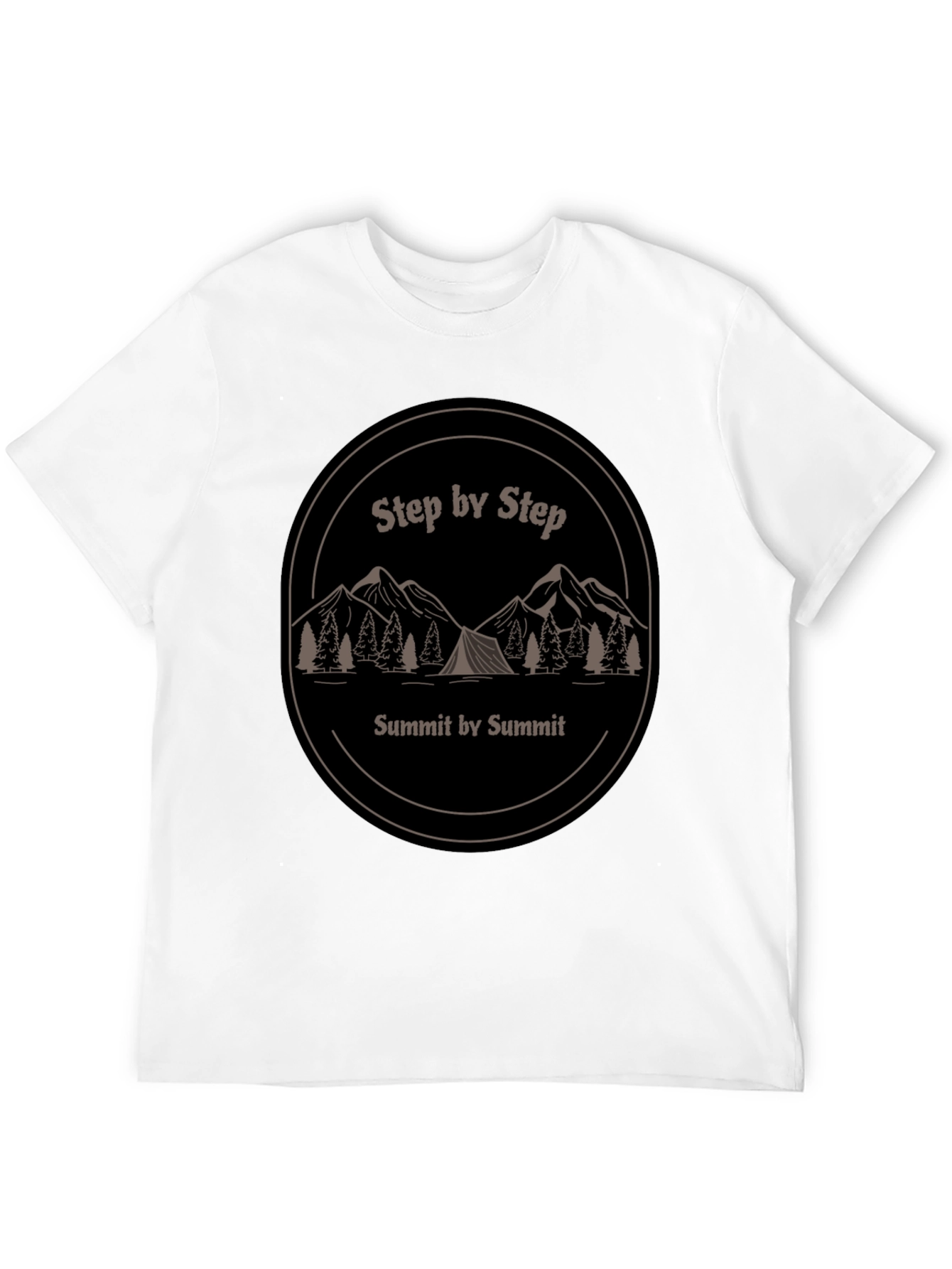 Step By Step Summit T-Shirt - Adventure Awaits!