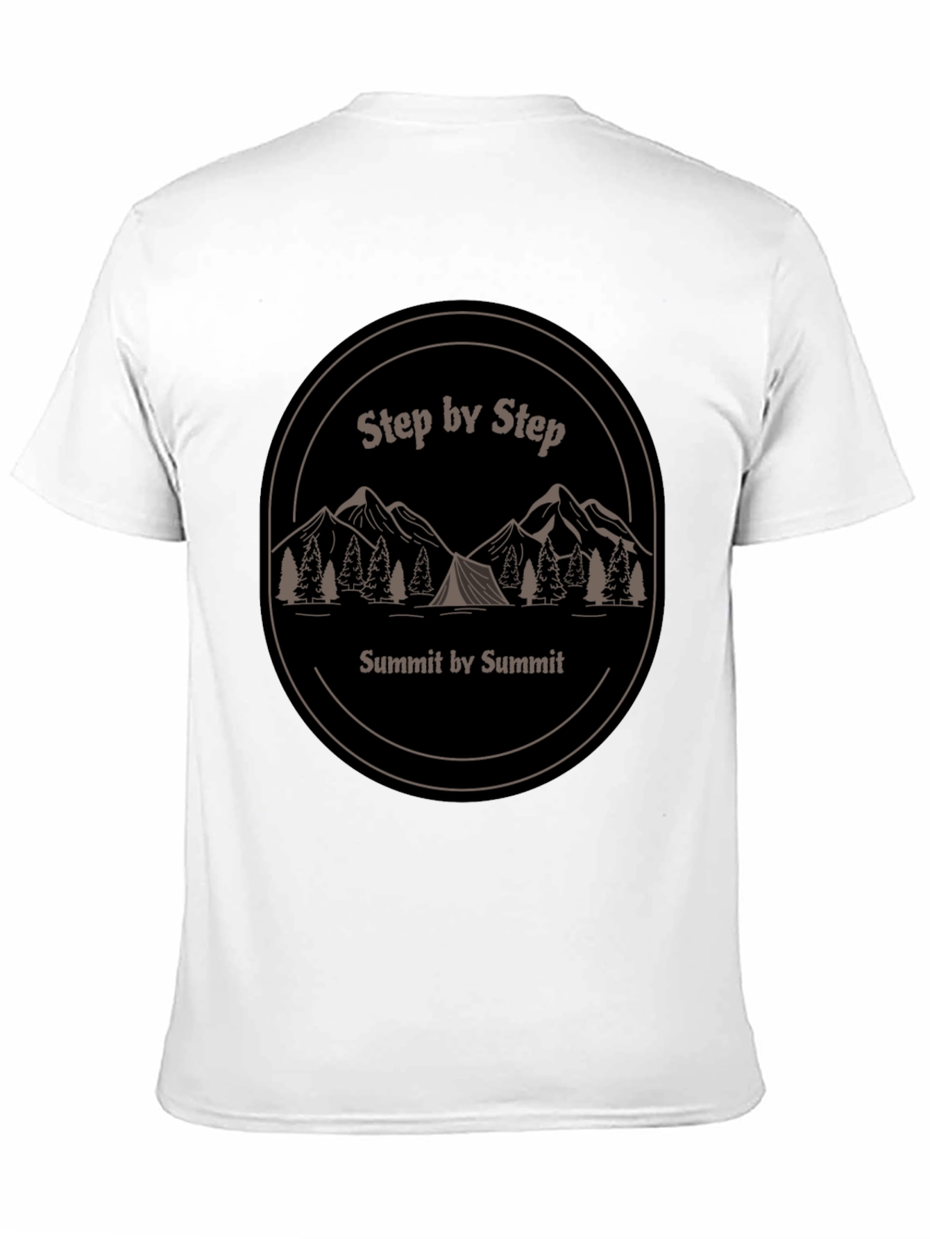 Step By Step Summit T-Shirt - Adventure Awaits!