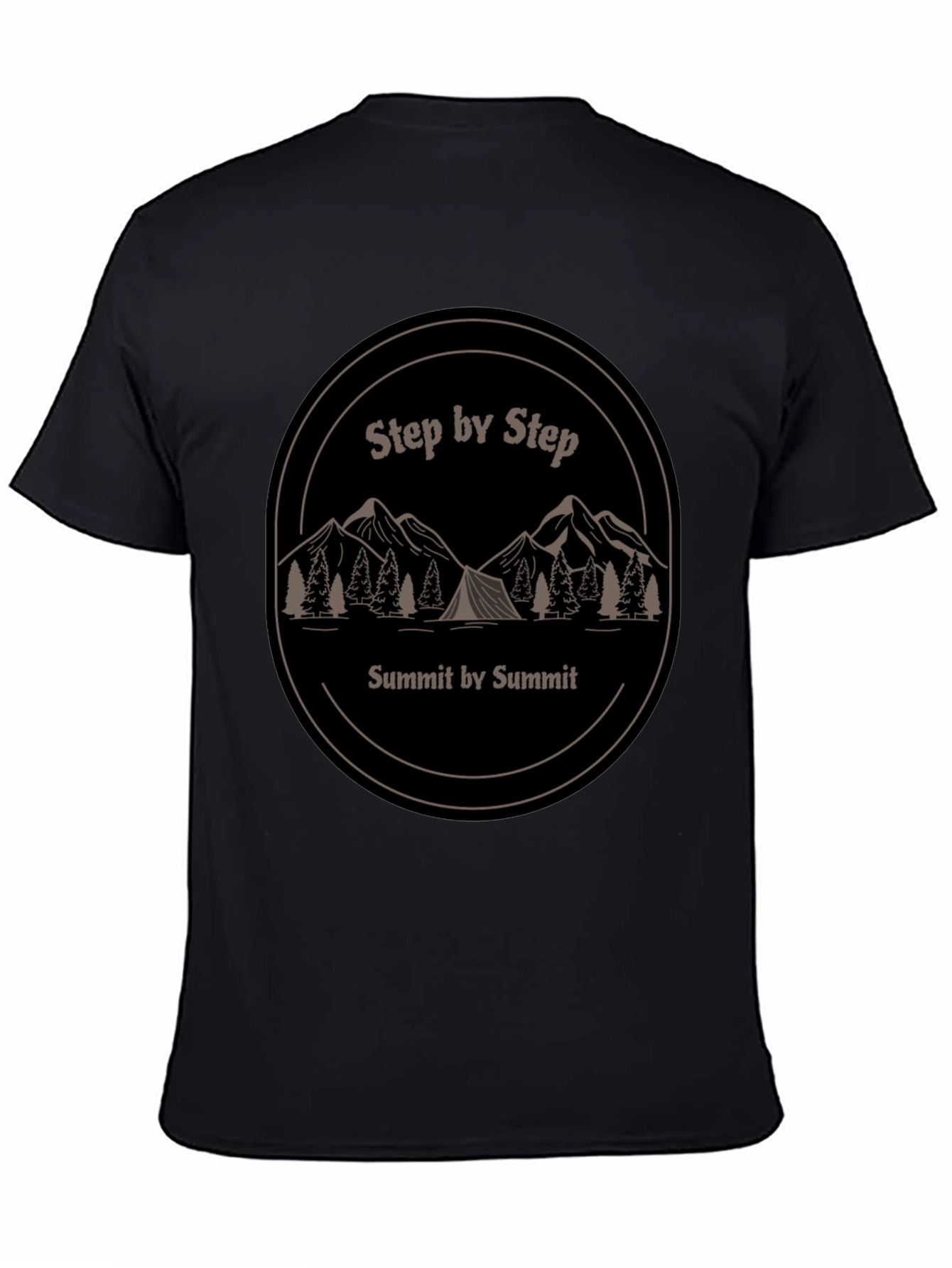 Step By Step Summit T-Shirt - Adventure Awaits!