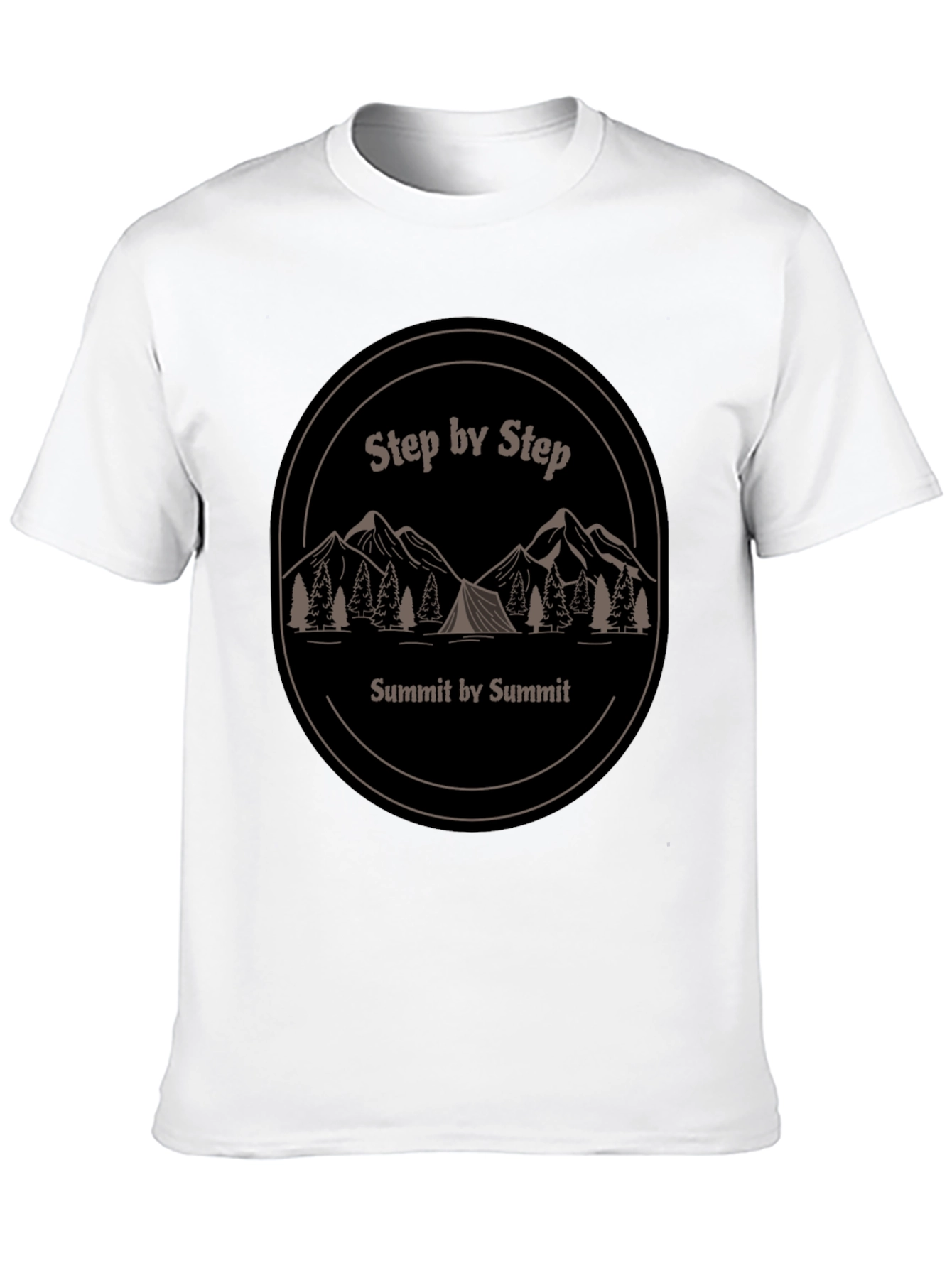 Step By Step Summit T-Shirt - Adventure Awaits!