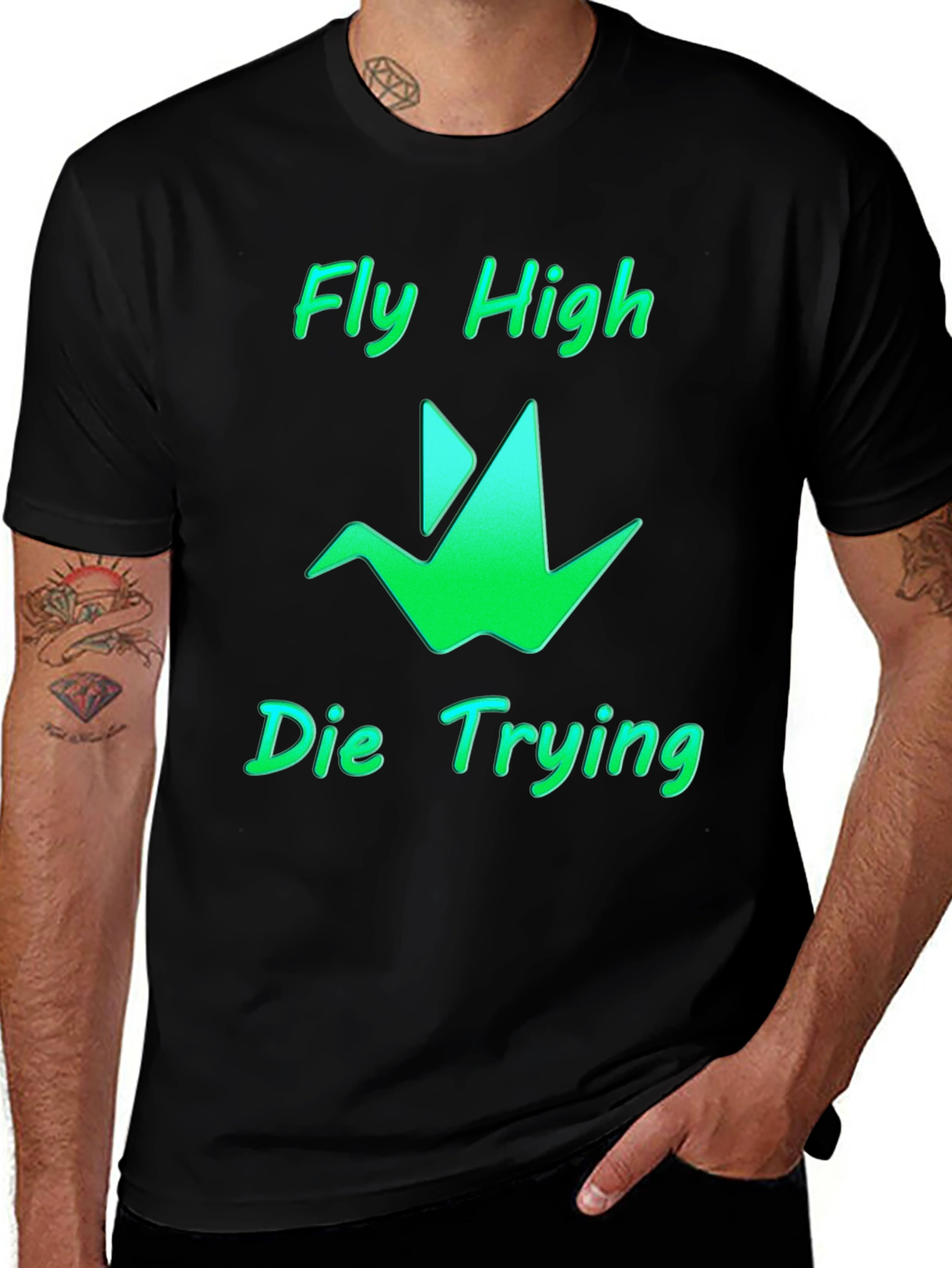Fly High Die Trying Graphic Tee