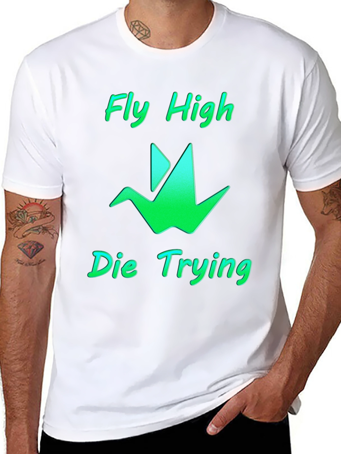 Fly High Die Trying Graphic Tee