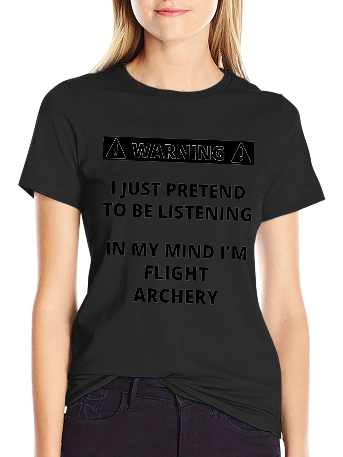 Flight Archery Funny Warning T-Shirt