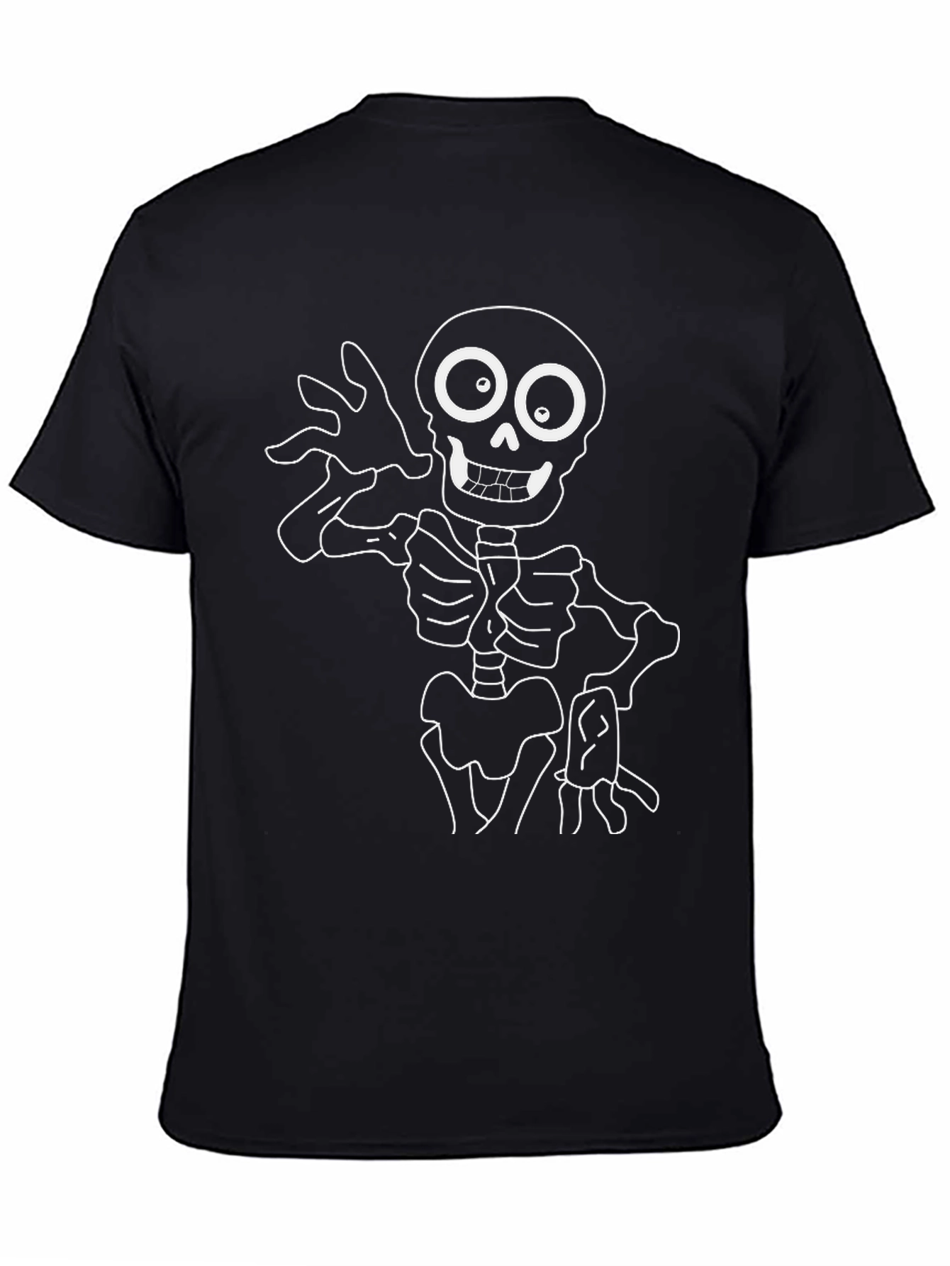 Skeleton Graphic Tee - Spooky Season Shirt