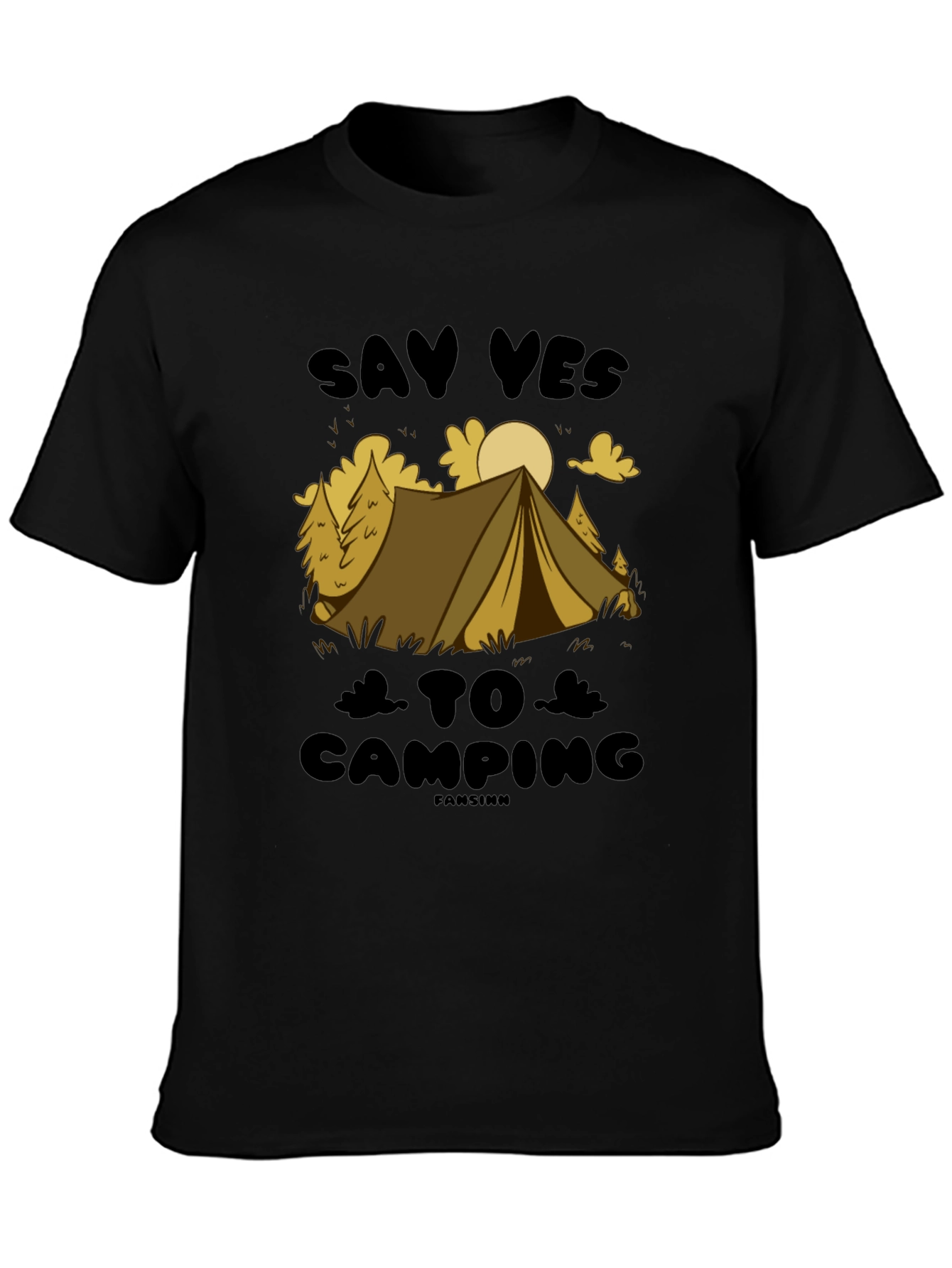 Say Yes to Camping Graphic T-Shirt