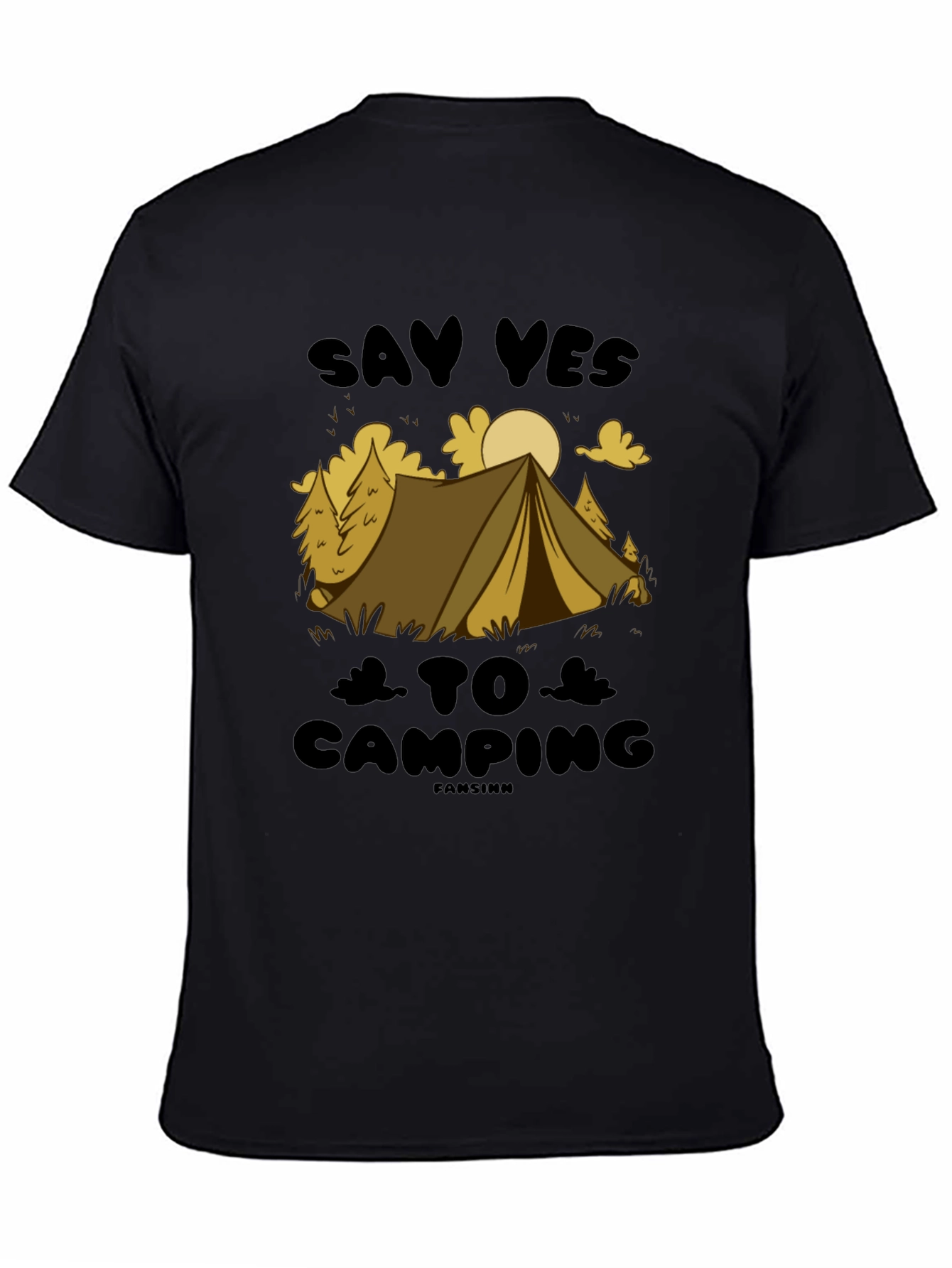 Say Yes to Camping Graphic T-Shirt